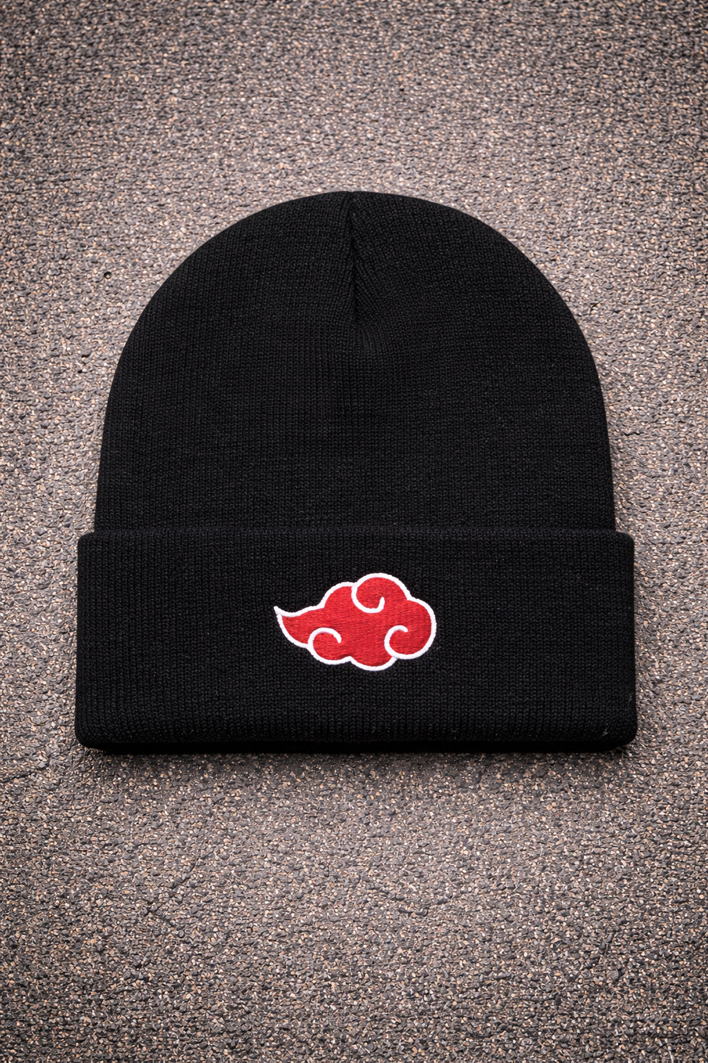 Itachi-inspired sweatshirt + Akatsuki winter hat